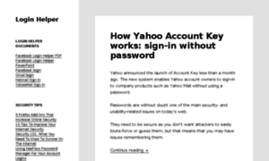 Loginhelper.com thumbnail