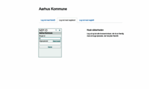 Loginservice.aarhuskommune.dk thumbnail
