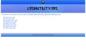 Loginutility.org thumbnail