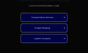 Logisticspersonnel.com thumbnail