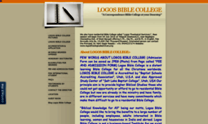 Logos_bible_college.webs.com thumbnail