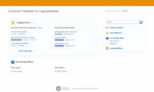 Logotypemaker.uservoice.com thumbnail