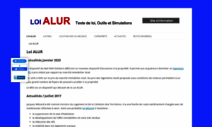 Loi-alur.fr thumbnail