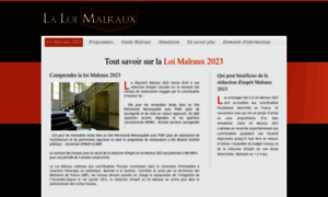 Loi-malraux-immobilier.fr thumbnail