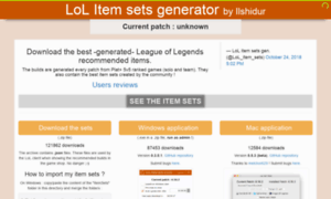 Lol-item-sets-generator.org thumbnail