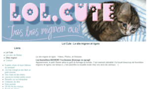 Lolcute.fr thumbnail