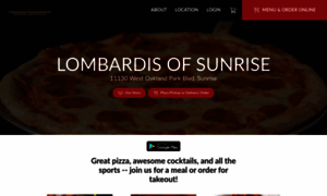 Lombardispizzasunrise.com thumbnail