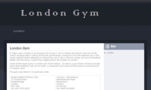 London-gym.com thumbnail