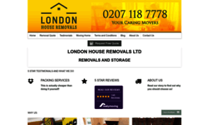 London-house-removals.co.uk thumbnail