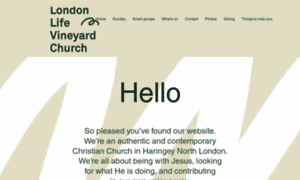 Londonlifevineyard.co.uk thumbnail