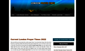 Londonprayertimes.net thumbnail