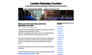 Londonsamedaycouriers.wordpress.com thumbnail