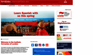 Home: Instituto Cervantes in London: language and culture from Spain and  Latin America