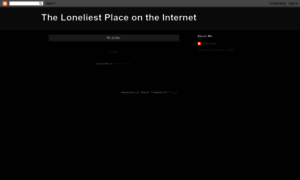 Loneliest-place-on-the-internet.blogspot.com thumbnail