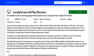 Lonelyscreen-airplay-receiver.en.download.it thumbnail