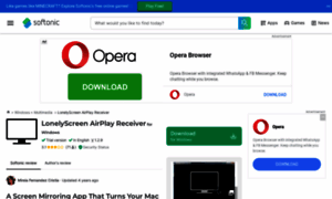 Lonelyscreen-airplay-receiver.en.softonic.com thumbnail