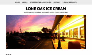 Loneoakicecream.com thumbnail