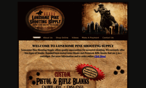 Lonesomepineshootingsupply.com thumbnail