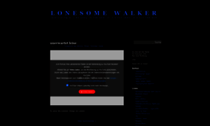 Lonesomewalker.com thumbnail