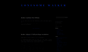 Lonesomewalker.de thumbnail