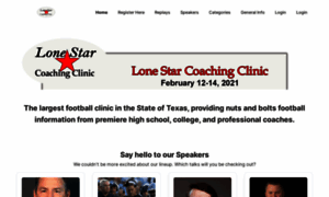 Lonestar.coachesclinic.com thumbnail