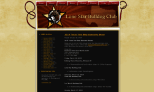 Lonestarbulldogs.com thumbnail