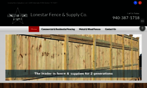 Lonestarfenceandsupply.com thumbnail