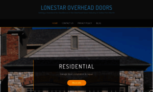 Lonestaroverheaddoors.com thumbnail