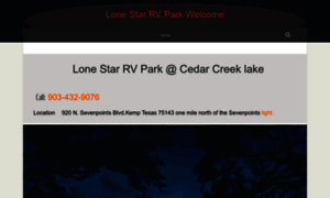 Lonestarrvparks.com thumbnail