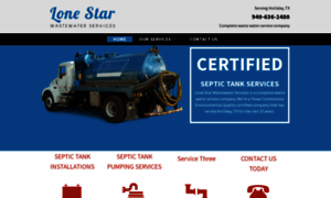 Lonestarwastewaterservices.com thumbnail