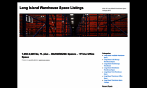 Longislandwarehousespace.com thumbnail