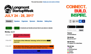 Longmontstartupweek2017.sched.com thumbnail
