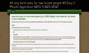 Longtermloansforlowincomepeople.weebly.com thumbnail