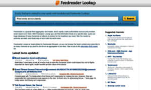 Lookup.feedreader.com thumbnail