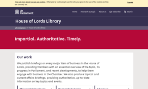 Lordslibrary.parliament.uk thumbnail