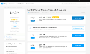 Lordtaylor.bluepromocode.com thumbnail