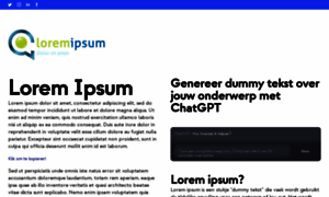 Loremipsum.nl thumbnail