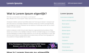 Loremipsums.nl thumbnail