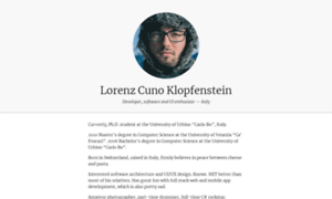 Lorenz.klopfenstein.net thumbnail