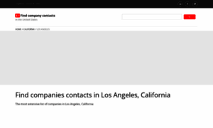 Los-angeles-california.company-contacts.com thumbnail
