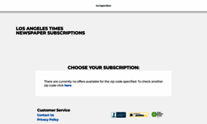 Los-angeles-times.securesubscribers.com thumbnail