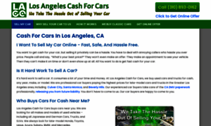 Losangelescashforcars.com thumbnail