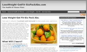 Loseweight-getfit-sixpackabs.com thumbnail