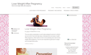Loseweightafterpregnancyblog.com thumbnail