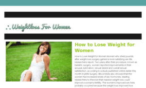 Loseweightforwomen.org thumbnail