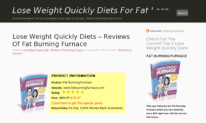 Loseweightquicklydiets.net thumbnail