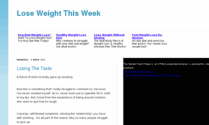 Loseweightthisweek.blogspot.com thumbnail