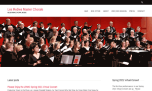 Losroblesmasterchorale.org thumbnail