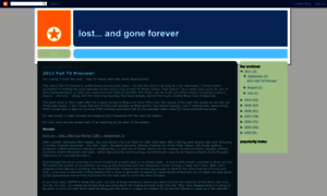 Lost-and-gone-forever.blogspot.com thumbnail