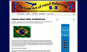 Lostartofhandbalancing.com thumbnail